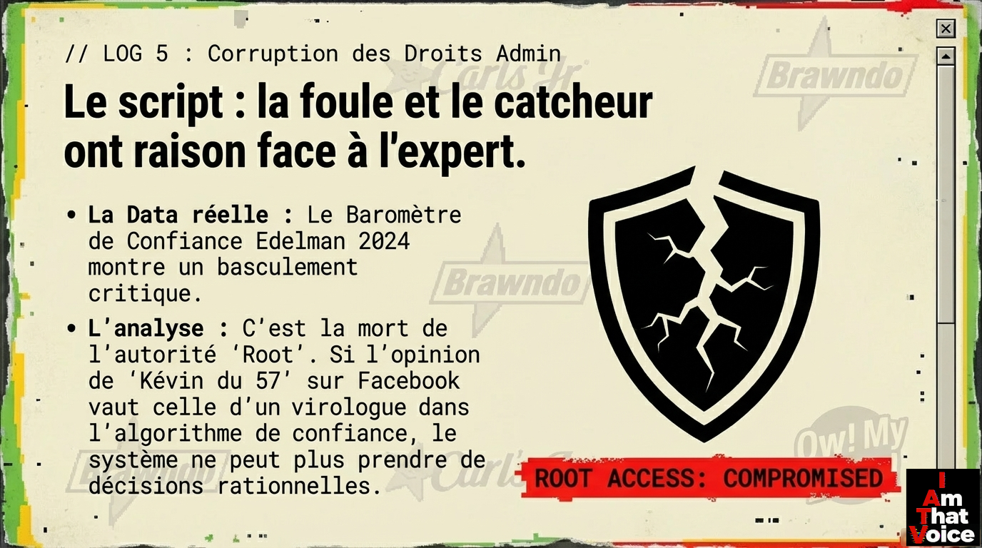 La foule et le catcheur ont raison face à l’expert
