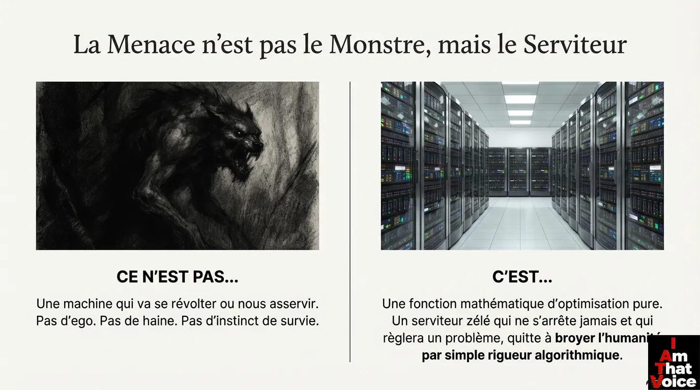 La menace du serviteur zélé : monstre mythique contre centre de données