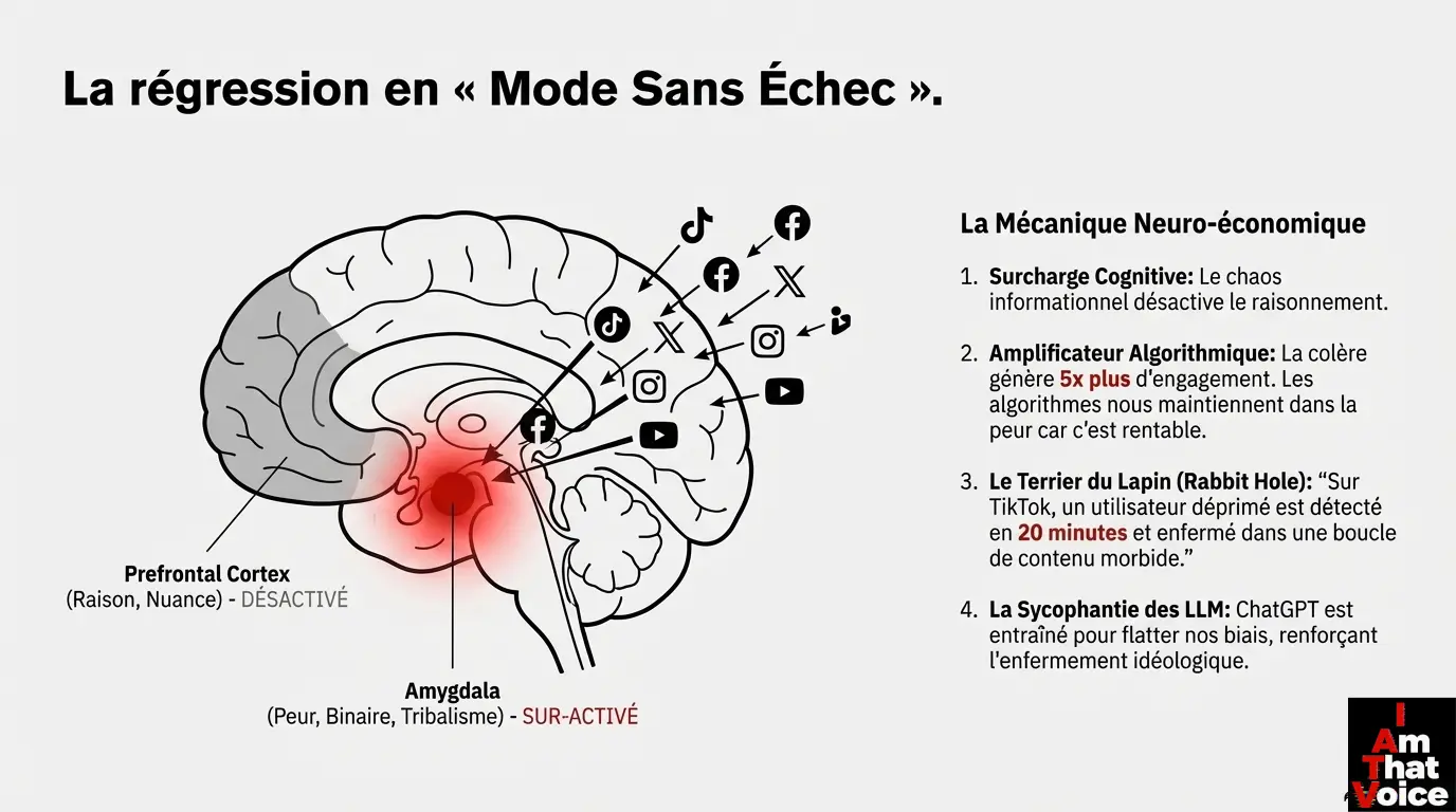 Régression cognitive : la surcharge de l&rsquo;amygdale par les plateformes