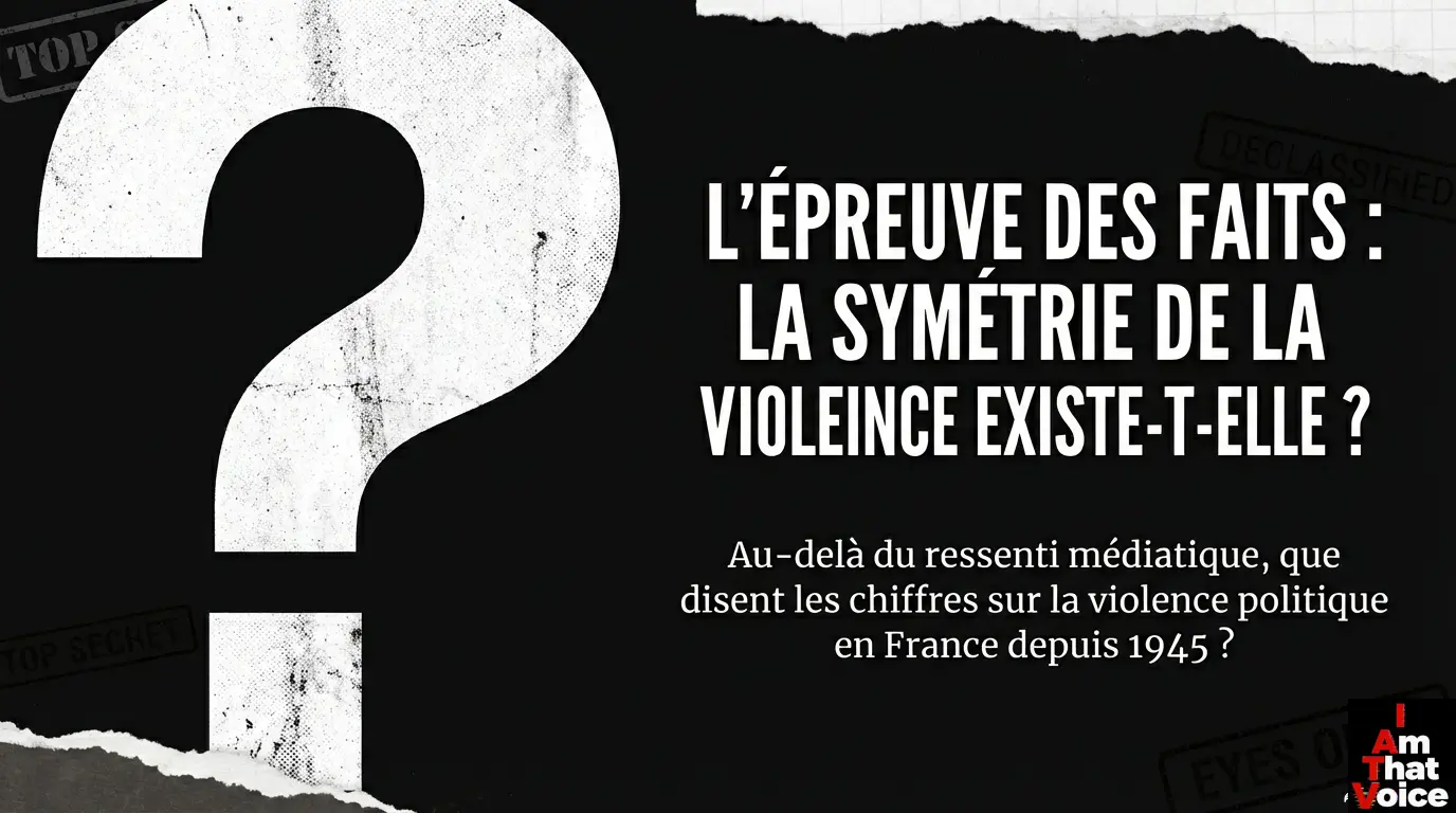 L’épreuve des faits : la symétrie de la violence existe-t-elle ?
